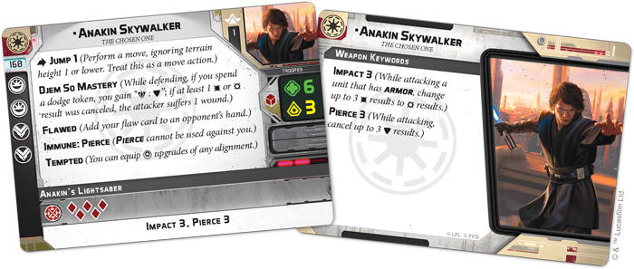 Star Wars : Legion - Anakin Skywalker Commander Expansion
